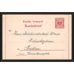 4824 10pf rouge reichpost neuf tb carte lettre Allemagne (germany) Entier postal Stationery
