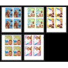 371b - Yemen kingdom MNH ** Mi N° 585 / 589 B bloc 4 non dentelé (Imperf) Kennedy Luther King lincoln