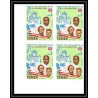 371b - Yemen kingdom MNH ** Mi N° 585 / 589 B bloc 4 non dentelé (Imperf) Kennedy Luther King lincoln