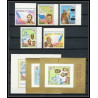 371j - Yemen kingdom MNH ** Mi N° 585 / 589 A + bloc N° 130 /132 Kennedy Luther King lincol liberty statue 