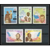 371k - Yemen kingdom MNH ** Mi N° 585 / 589 A + bloc N° 130 /132 Kennedy Luther King lincol liberty statue 