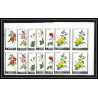 377a - Manama MNH ** Mi N° 170 / 175 B non dentelé (Imperf) fleurs flowers Roses bloc 4