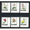 377a - Manama MNH ** Mi N° 170 / 175 B non dentelé (Imperf) fleurs flowers Roses coin de feuille
