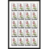 377c - Manama MNH ** Mi N° 170 / 175 B non dentelé (Imperf) fleurs flowers Roses feuilles sheets