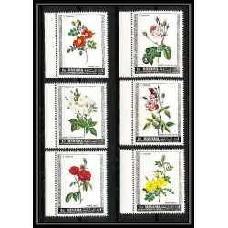 378 - Manama MNH ** Mi N° 170 /175 A fleurs flowers Roses