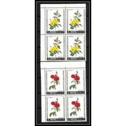 378a - Manama MNH ** Mi N° 170 /175 A fleurs flowers Roses bloc 4