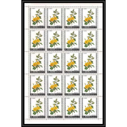 378c - Manama MNH ** Mi N° 170 /175 A fleurs flowers Roses feuilles sheets