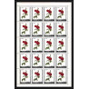 378c - Manama MNH ** Mi N° 170 /175 A fleurs flowers Roses feuilles sheets
