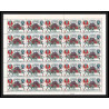 380d - Yemen kingdom MNH ** Mi N° 341 / 343 A overprint jordan relief fund fleurs flowers Roses feuilles sheets