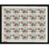 380d - Yemen kingdom MNH ** Mi N° 341 / 343 A overprint jordan relief fund fleurs flowers Roses feuilles sheets