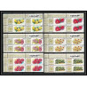 381b - Fujeira MNH ** Mi N° 381 / 389 A fleurs (fleur flower wild flowers) Roses rosen bloc 4 cote 48 euros