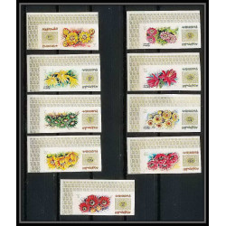 382 - Fujeira MNH ** Mi N° 381 / 389 A fleurs (fleur flower wild flowers) Roses rosen non dentelé (Imperf) 