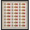 382d - Fujeira MNH ** Mi N° 381 / 389 A fleurs (fleur wild flowers) Roses non dentelé (Imperf) feuilles sheets