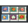 384a - Sharjah khor fakkan MNH ** Mi N° 91 / 96 A overprint fleurs flowers roses rosen