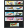 385 - Umm al Qiwain MNH ** Mi N° 305 / 313 A avion (plane planes avions) Overprint apollo 8 moon orbit espace (space) 