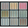 385b Umm al Qiwain MNH ** Mi N° 305 / 313 A planes avions Overprint apollo 8 espace (space) feuilles sheets COTE 285 eur