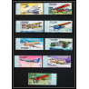 385c Umm al Qiwain MNH ** Mi N° A 305 / 313 A avion planes avions Overprint christmas 1968 moon flight espace space