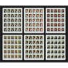 387c Ras Al Khaima MNH ** Mi N° 635/640 B Musique (music) Beethoven non dentelé (Imperf) feuilles sheets cote 225