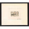 2704 N°408 ONU UNO united nations 1975 Epreuve d'artiste artist proof Signé Guillame signed autograph congo