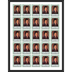 387c Ras Al Khaima MNH ** Mi N° 635/640 B Musique (music) Beethoven non dentelé (Imperf) feuilles sheets cote 225