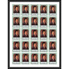 387c Ras Al Khaima MNH ** Mi N° 635/640 B Musique (music) Beethoven non dentelé (Imperf) feuilles sheets cote 225