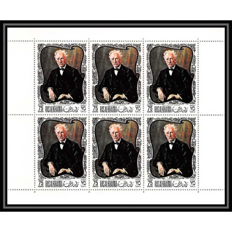 389 - Ras Al Khaima MNH ** Mi N° 278 A Musique (music) Richard Strauss by max liebemann feuilles sheets