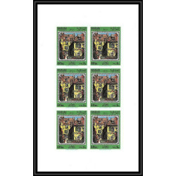396a - Sharjah MNH ** Mi N° 714 / 718 B Musique (music) Beethoven composer non dentelé (Imperf) feuilles sheets