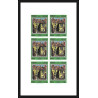 396a - Sharjah MNH ** Mi N° 714 / 718 B Musique (music) Beethoven composer non dentelé (Imperf) feuilles sheets