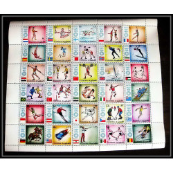 397a - Fujeira MNH ** Mi N° 1061/1090 A jeux olympiques olympic games munich 1972 sheet soccer judo hockey boxe ski
