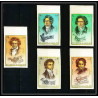 400a - Fujeira MNH ** Mi N° 732 / 736 B Musique (music) Ludwig van Beethoven composer non dentelé (Imperf)