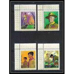 401a - Fujeira MNH ** Mi N° 513 / 516 A Scout (Pfadfinder scouting jamboree scouts) COIN DE FEUILLE