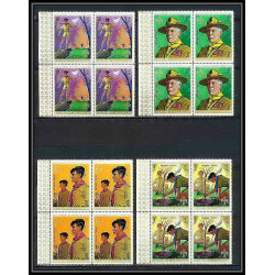 401b - Fujeira MNH ** Mi N° 513 / 516 A Scout (Pfadfinder scouting jamboree scouts) BLOC 4