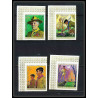 401e Fujeira MNH ** Mi N° 513 / 516 B Scout (Pfadfinder scouting jamboree scouts) non dentelé (Imperf) corner