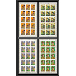 401g Fujeira MNH ** Mi N° 513 / 516 B Scout (Pfadfinder scouting jamboree scouts) Non dentelé imperf feuilles sheet