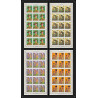 402c - Fujeira MNH ** Mi N° 517 / 520 A Scout (Pfadfinder jamboree scouts) Overprint gold charles dickens feuilles sheet
