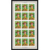 402g Fujeira MNH ** Mi N° 517 / 520 B Scout Pfadfinder scouts Overprint gold dickens non dentelé (imperf) feuilles sheet