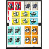 403c Manama MNH ** Mi N° 31 / 36 B non dentelé (Imperf) Scout (Pfadfinder scouting jamboree scouts) bloc 4 margin