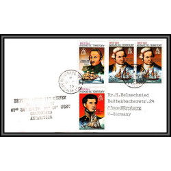 097003 rothera point 10/3/1978 british antarctic survey territory antarctic antarctique lettre cover