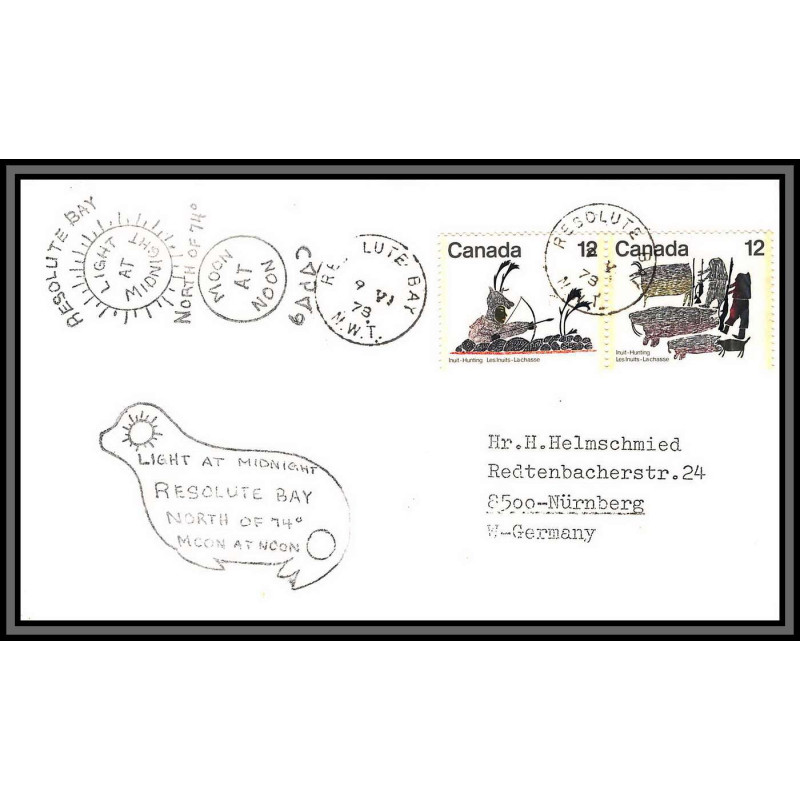 097012 resolute bay 9/6/1978 canada arctique arctic north pole lettre cover