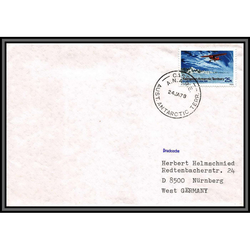 097038 24/1/1978 antarctic australian antarctic territory antarctic antarctique front lettre cover