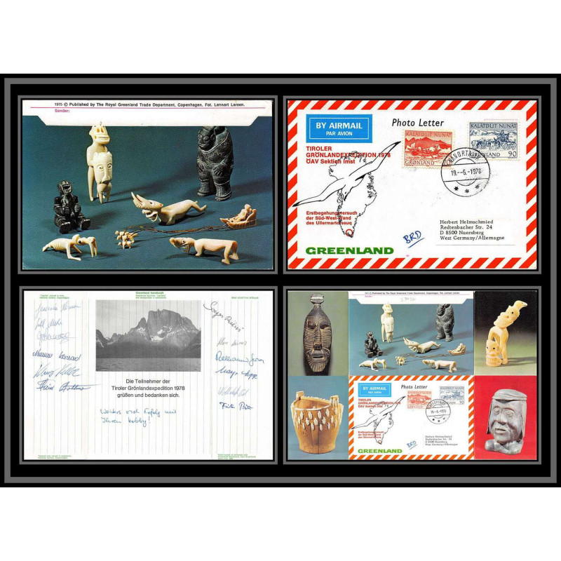 097063 gronland groenland 19/6/1978 GREENLAND EXPEDITION arctique arctic north pole