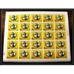 403f 403e Manama MNH ** Mi N° 31 / 36 B non dentelé (Imperf) Scout (Pfadfinder scouts) Farragut feuilles sheets