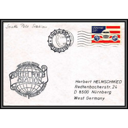 097070 south pole station 12/1/1979 usa antarctic antarctique lettre cover