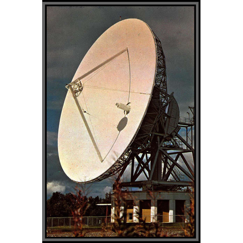 097079 rca alascom alaska bartlett earth station novembre 1977 usa arctique arctic north pole carte postcard