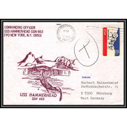 097169 uss hammerhead 3/1/1978 usa antarctic antarctique lettre cover