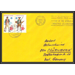 097175 air force 4/12/1975 usa arctique arctic north pole lettre cover