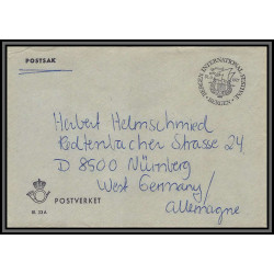 097202 bergen festival 1977 norge norvège arctique arctic north pole lettre cover