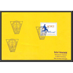 097214 vikersund 17/2/1977 norge norvège arctique arctic north pole lettre cover