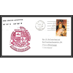 097230 byrd station us navy 10/01/1977 usa antarctic antarctique lettre cover