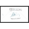 097235 signé signed base brown 1976 argentine argentina antarctic antarctique lettre cover
